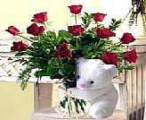 Roses & Bear